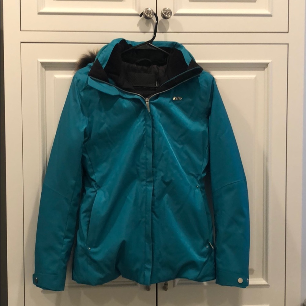 Killy teal ski jacket. Perfect condition